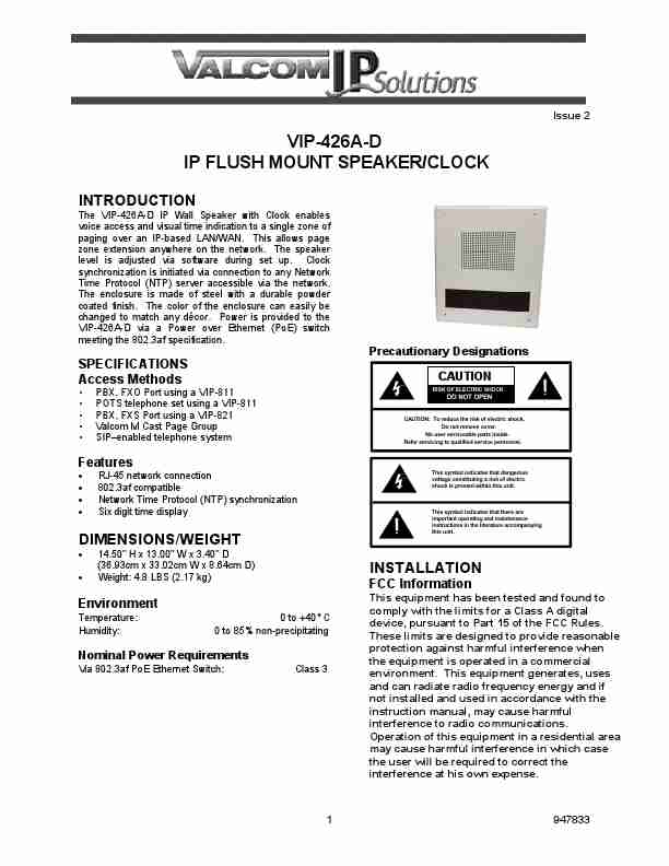 VALCOM IP SOLUTIONS VIP-426A-D-page_pdf